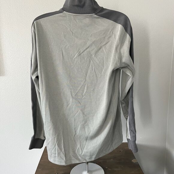 Nike Golf Mens L Pullover Tour Performance Dri-FIT Half Zip Gray Tapjoy - Picture 5 of 5